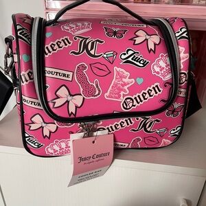 Juicy Couture Pink Graphic lunch Bag